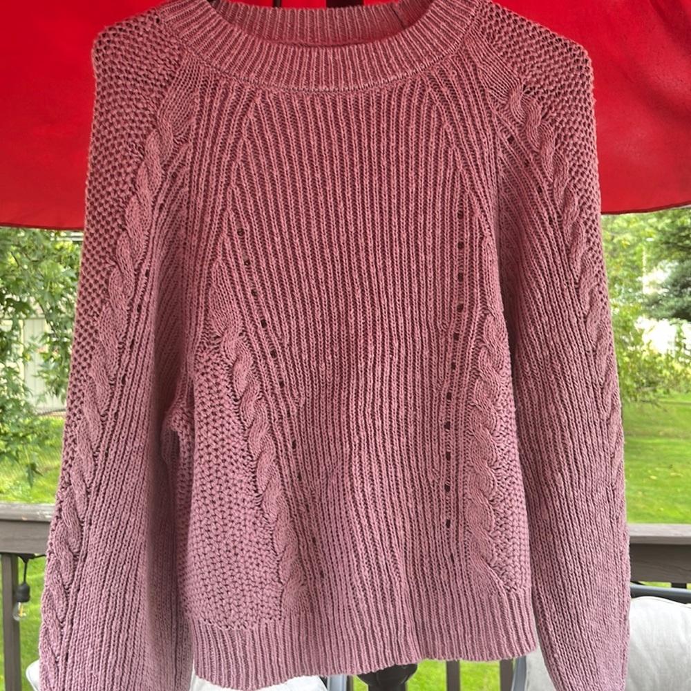 American Eagle Light Purple Knitted Sweater